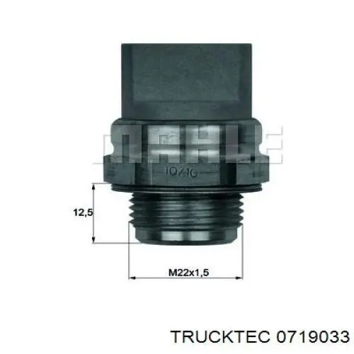 Купити 0719033 Trucktec Кришка термостата