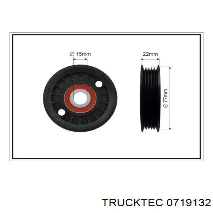Купити 0719132 Trucktec Натягувач приводного ременя