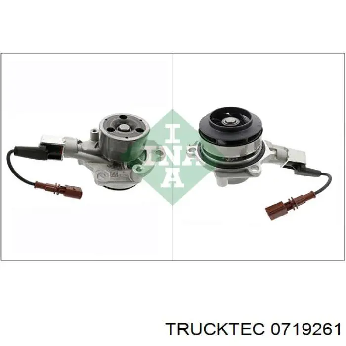 Помпа охолодження Trucktec 0719261 ціна, від 32.06 USD