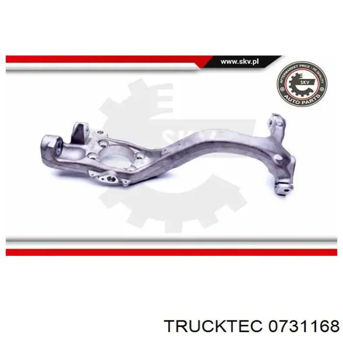 Купити 0731168 Trucktec Цапфа - поворотний кулак передній, лівий