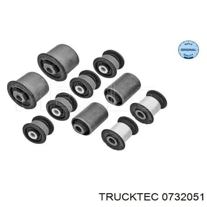 Купити 0732051 Trucktec Сайлентблок цапфи задньої