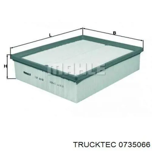 Бачок гальмівний 0735066 Trucktec
