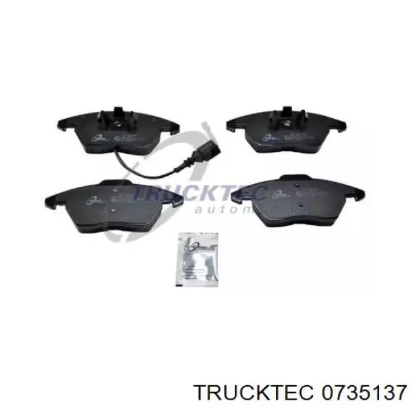 Гальмівні колодки Trucktec 0735137 ціна, від 30.22 USD