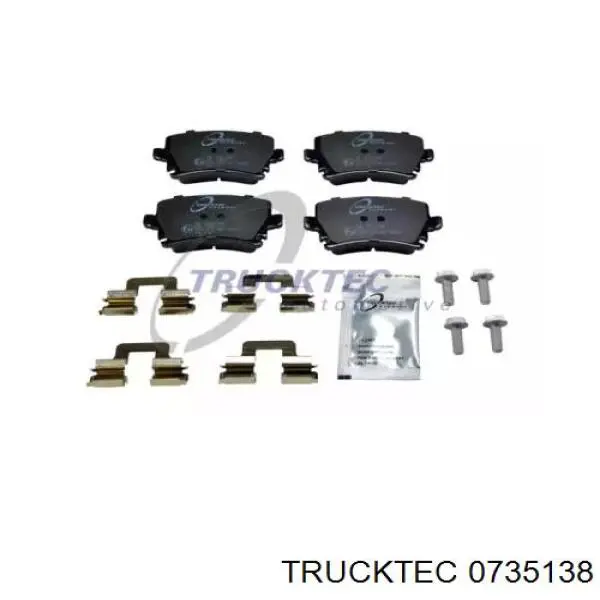 Купити 0735138 Trucktec Задні колодки