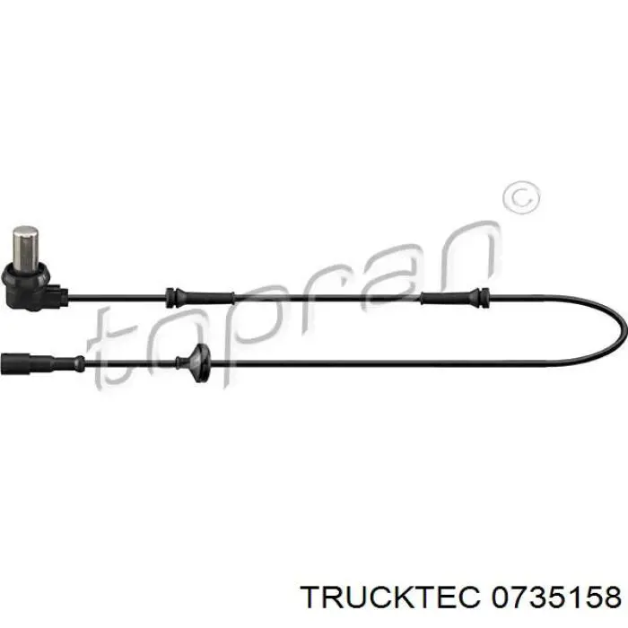 Датчик ABS передній Trucktec 0735158 ціна, від 17.40 USD