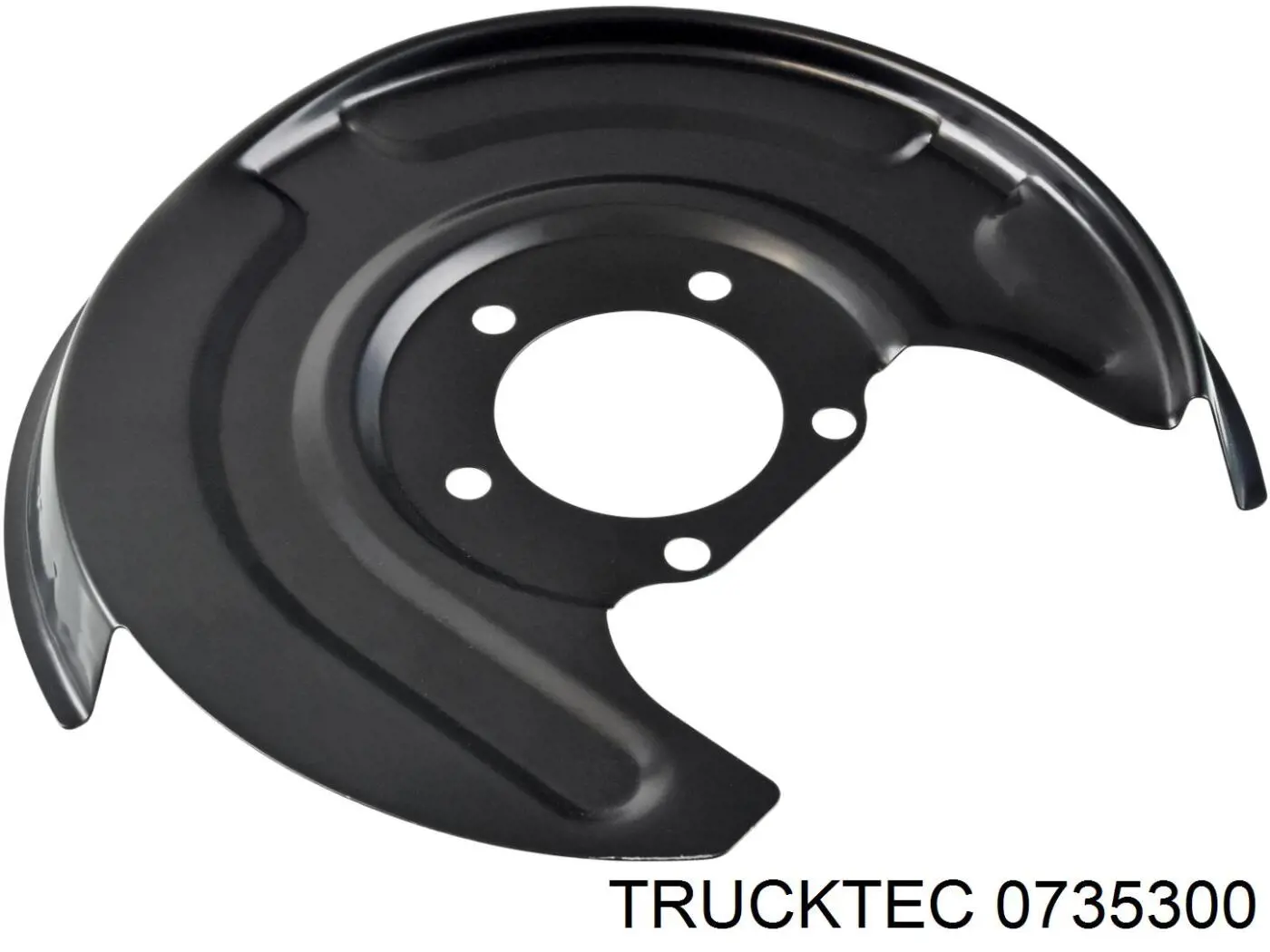 0735300 Trucktec захист гальмівного диска заднього, лівого