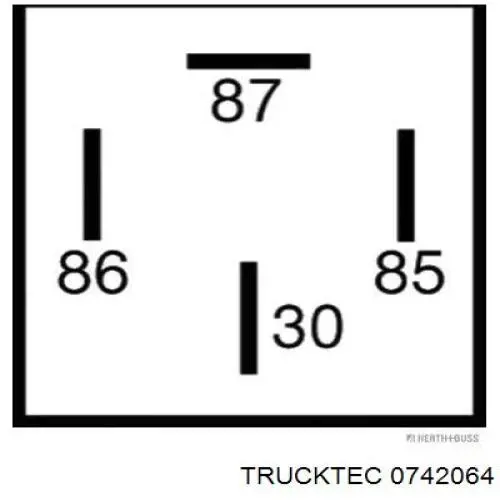 Купити 0742064 Trucktec Реле поворотів