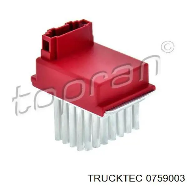 0759003 Trucktec резистор (опір пічки, обігрівача салону)