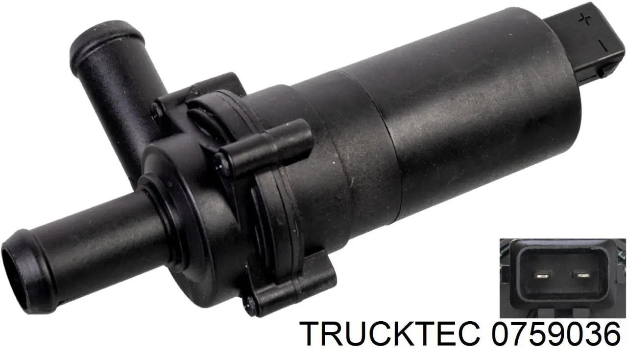 Помпа водяна, (насос) охолодження, додатковий електричний Trucktec 0759036 ціна, від 48.59 USD