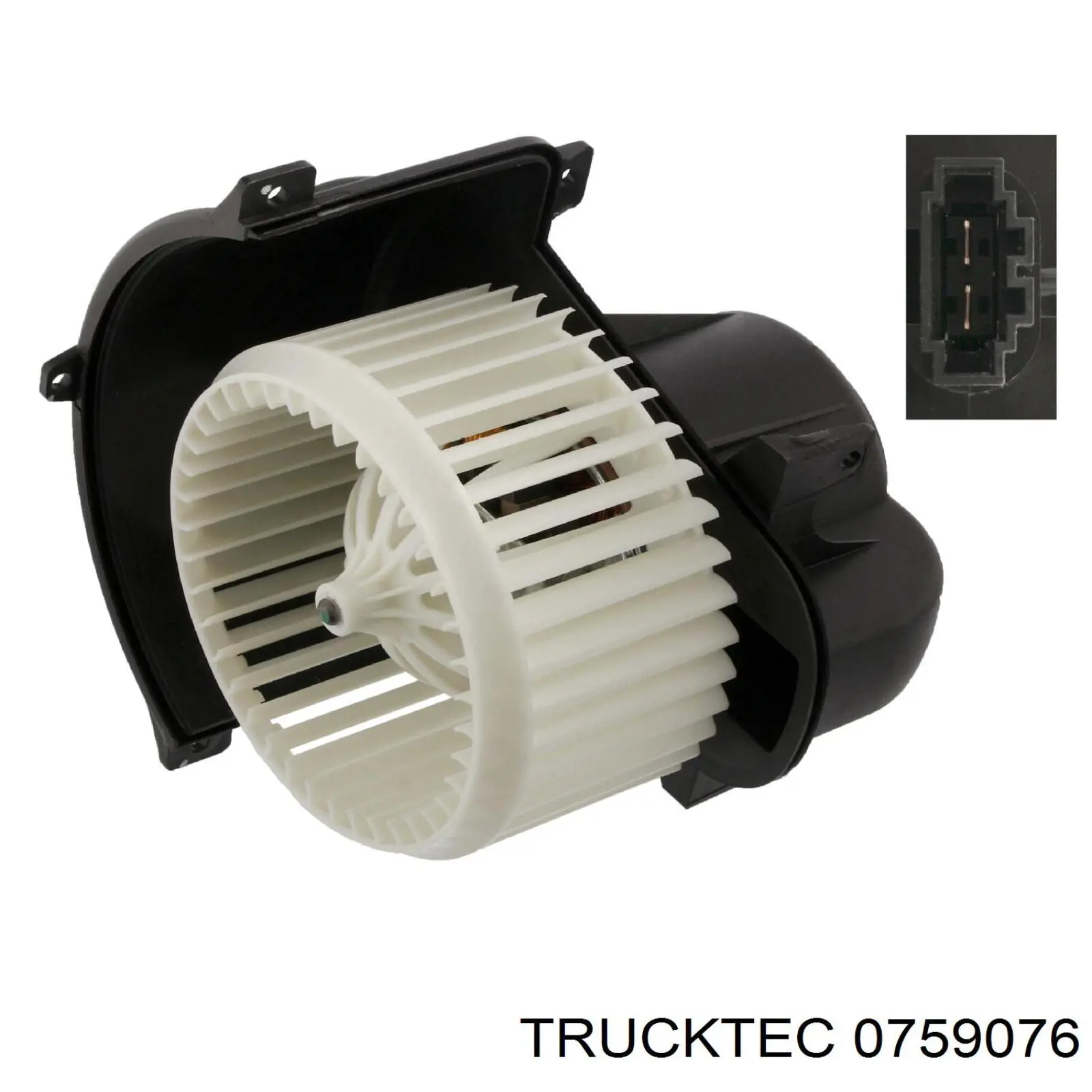 0759076 Trucktec двигун вентилятора пічки (обігрівача салону)