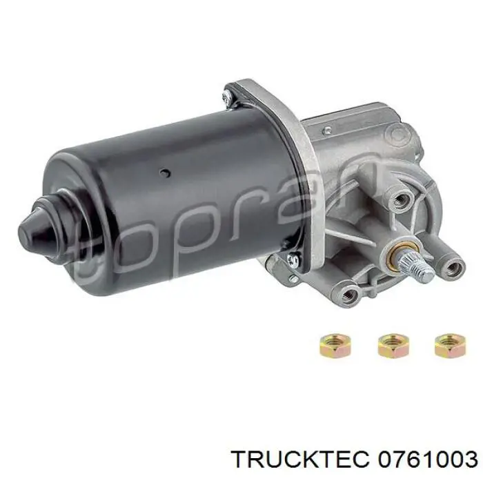 0761003 Trucktec двигун склоочисника лобового скла (трапеції)
