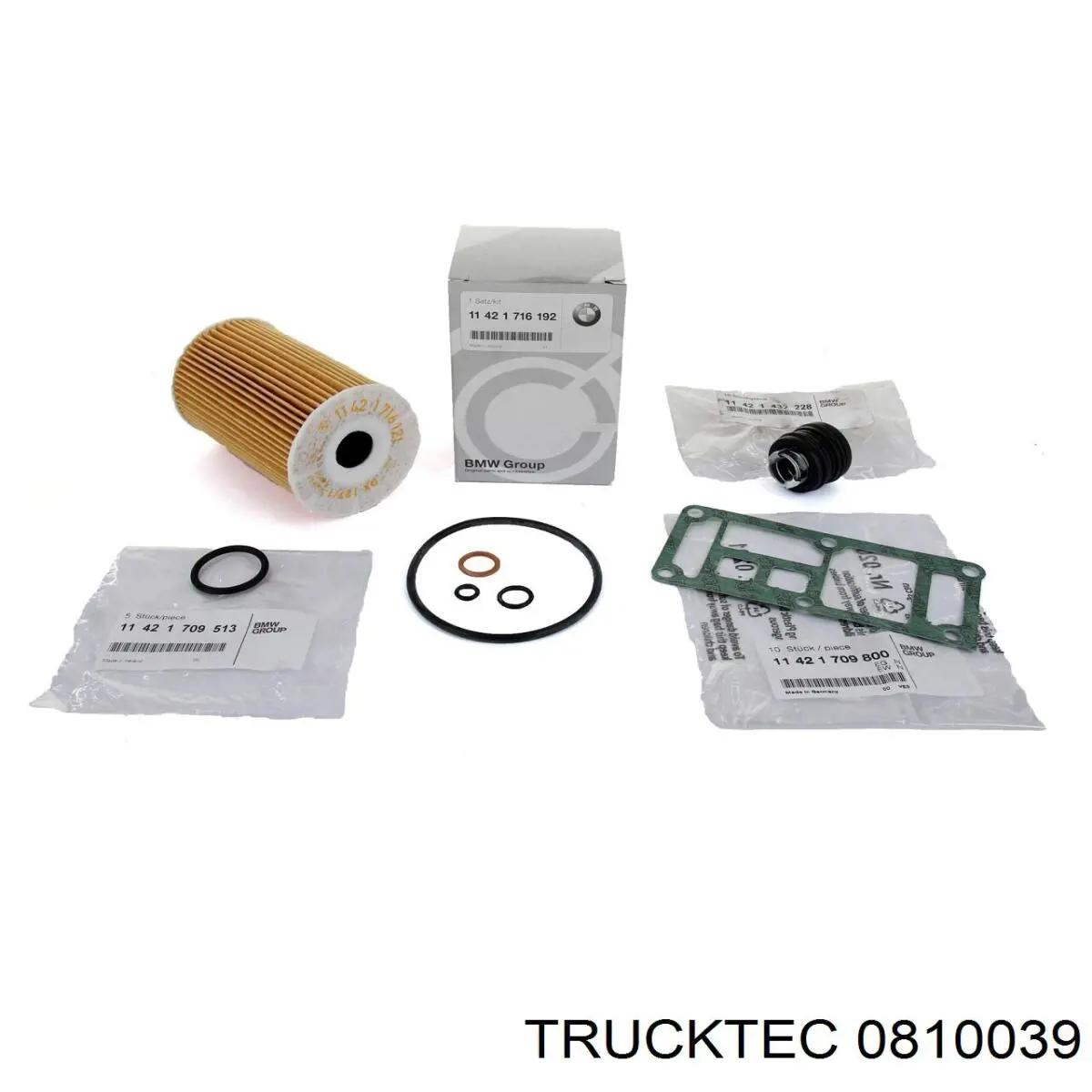Прокладка адаптера маслянного фільтра Trucktec 0810039 ціна, від 1.17 USD