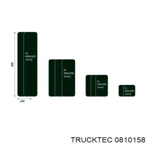 Прокладка радіатора масляного Trucktec 0810158 ціна, від 8.35 USD