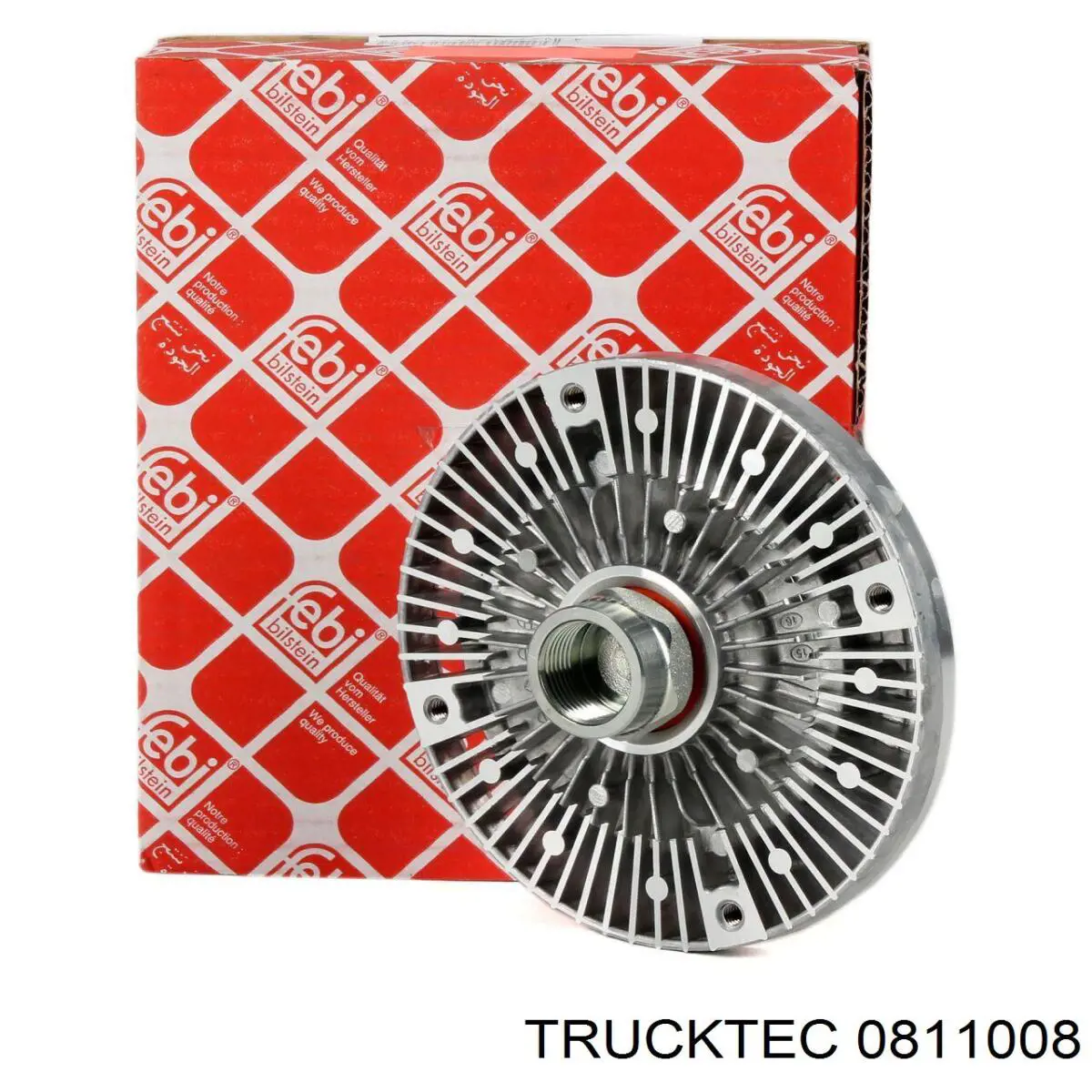 В'язкова муфта вентилятора Trucktec 0811008 ціна, від 35.71 USD