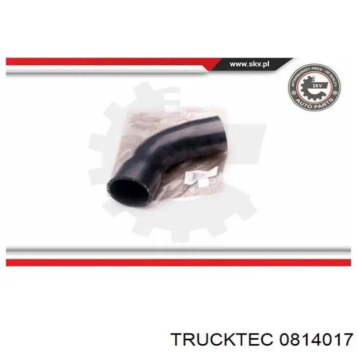Патрубок повітряний, дросельної заслінки Trucktec 0814017 ціна, від 12.15 USD