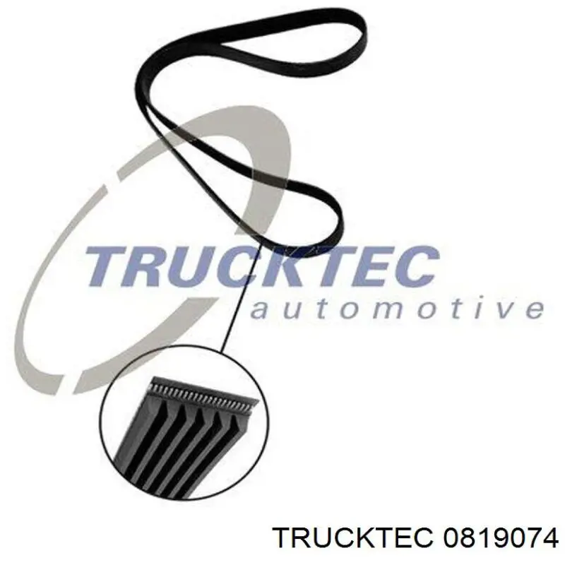 Ремінь приводний, агрегатів 0819074 Trucktec