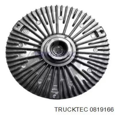 0819166 Trucktec вискомуфта, вязкостная муфта вентилятора охолодження