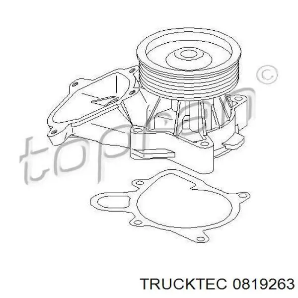Купити 0819263 Trucktec Насос охолоджуючої рідини