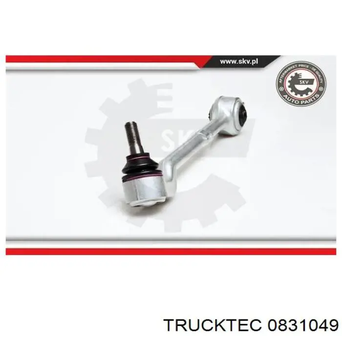 Важіль передньої підвіски нижній, правий Trucktec 0831049 ціна, від 39.76 USD