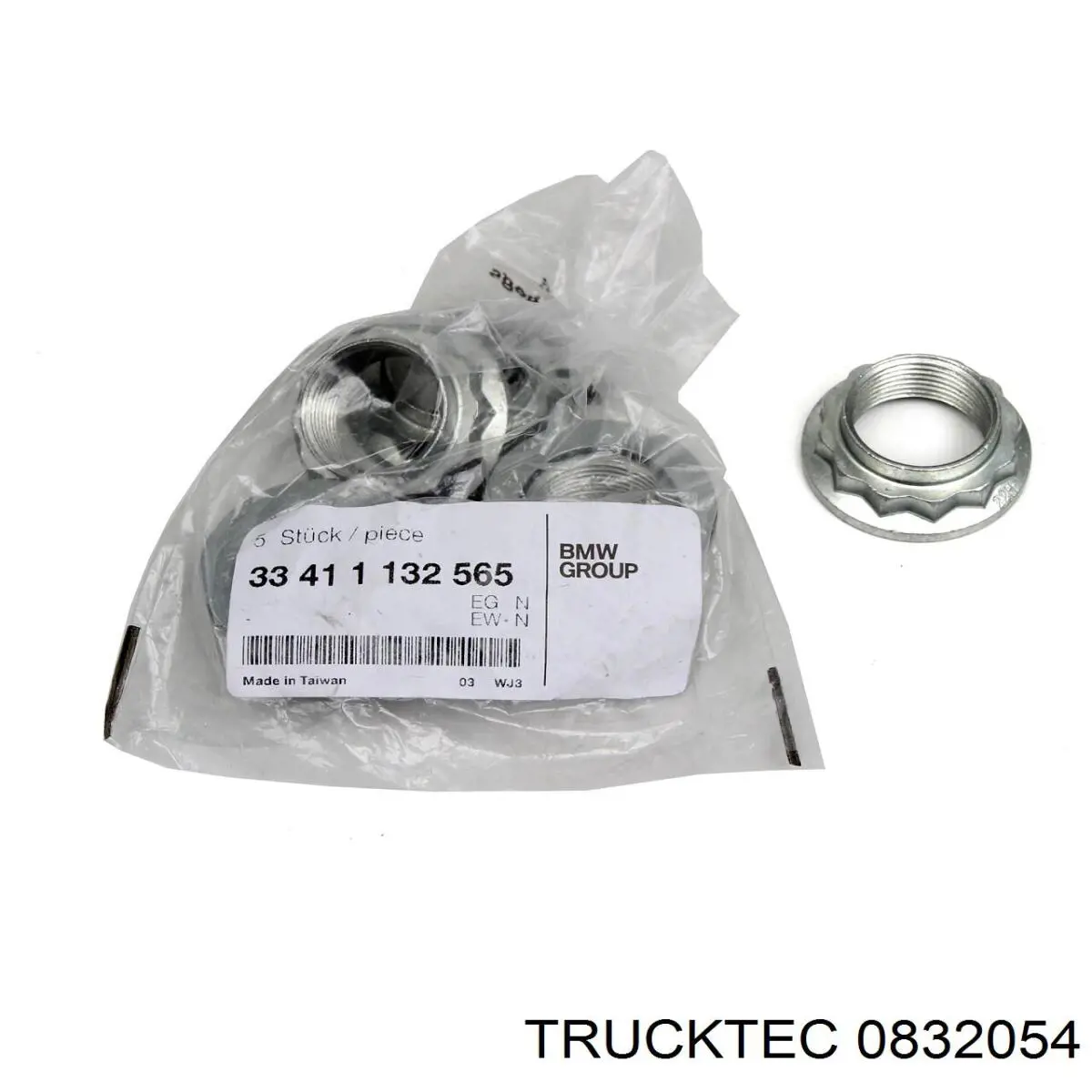 Гайка маточини задньої Trucktec 0832054 ціна, від 4.56 USD