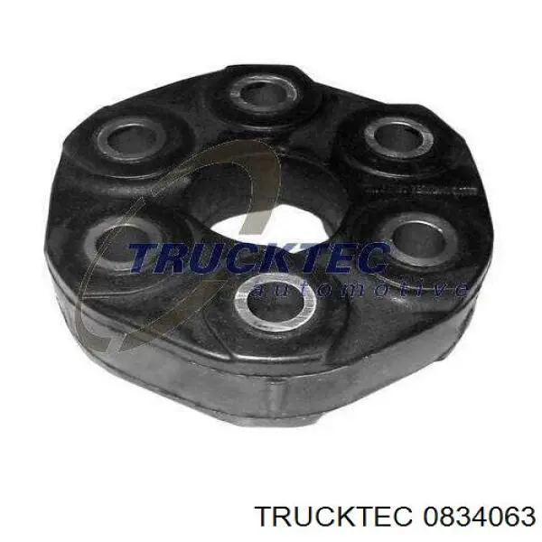 0834063 Trucktec муфта кардана еластична, передня
