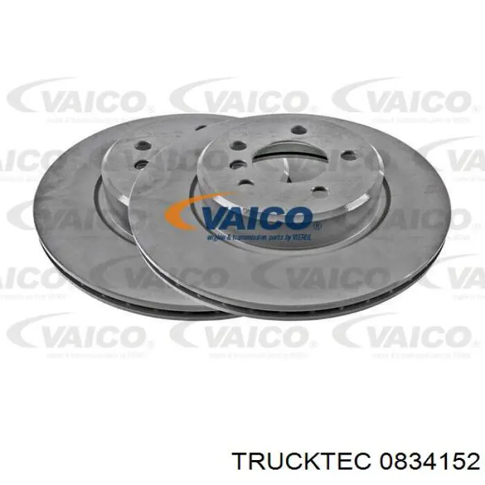 Гальмівні диски передні 0834152 Trucktec