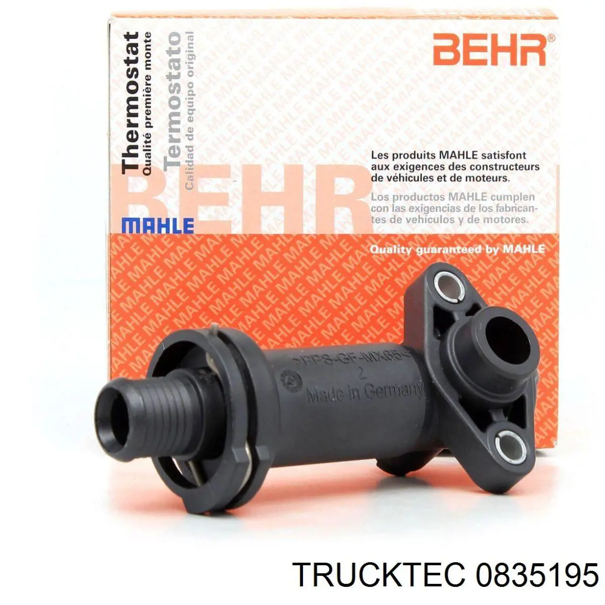 0835195 Trucktec Кожух гальмівного диска