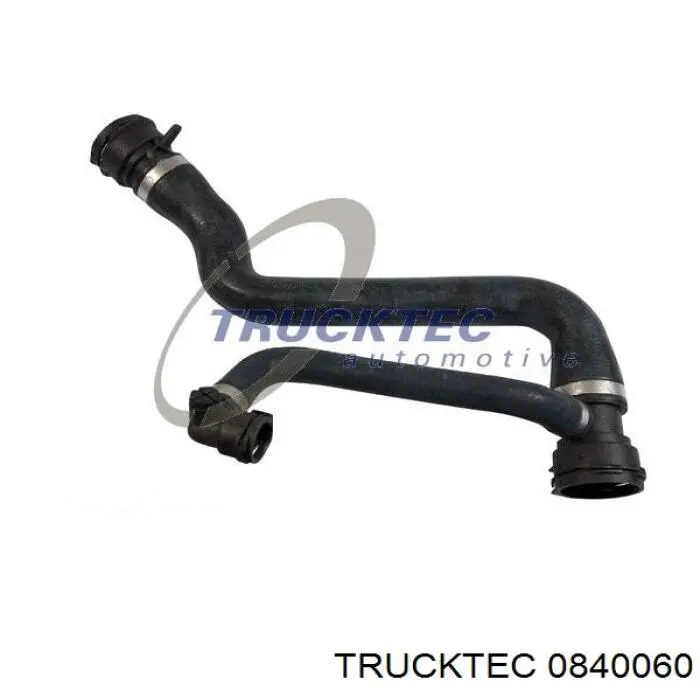 0840060 Trucktec шланг/патрубок радіатора охолодження, верхній