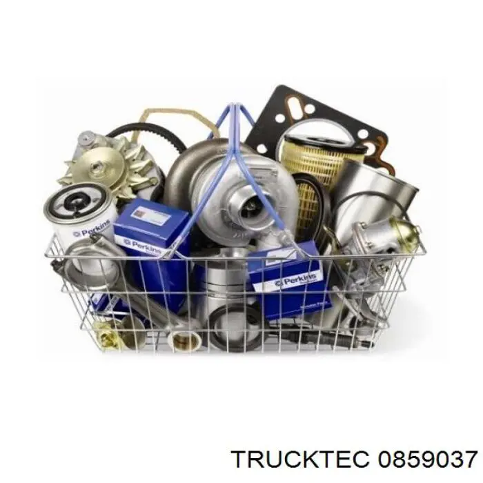 0859037 Trucktec фланець системи охолодження (трійник)