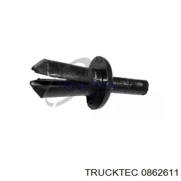 Пістон (кліп) кріплення накладок порогів Trucktec 0862611 ціна, від 0.32 USD