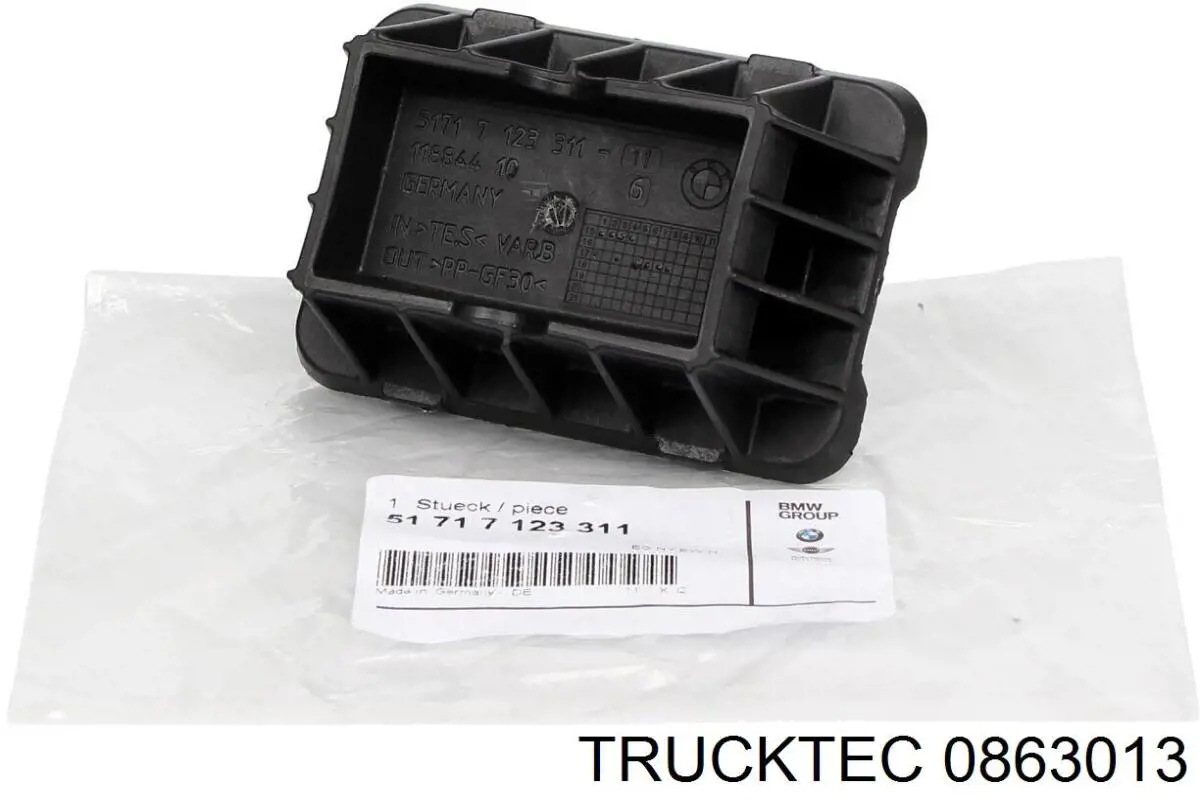 Подушка домкрата нижня, піддомкратники Trucktec 0863013 ціна, від 12.74 USD