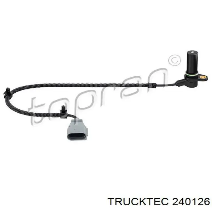 240126 Trucktec шланг/патрубок радіатора охолодження, верхній