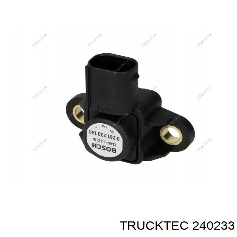 240233 Trucktec шланг/патрубок інтеркулера, нижній