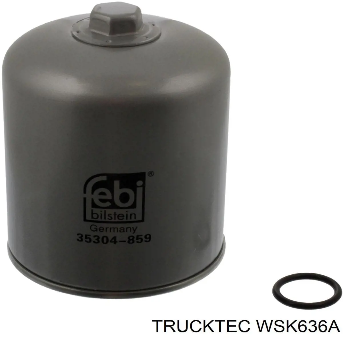 Фільтр осушувача повітря (вологомастиловідділювача) (TRUCK) WSK636A TRUCKTEC