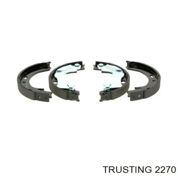 2270 Trusting колодки гальмівні передні, дискові