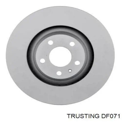 DF071 Trusting диск гальмівний передній