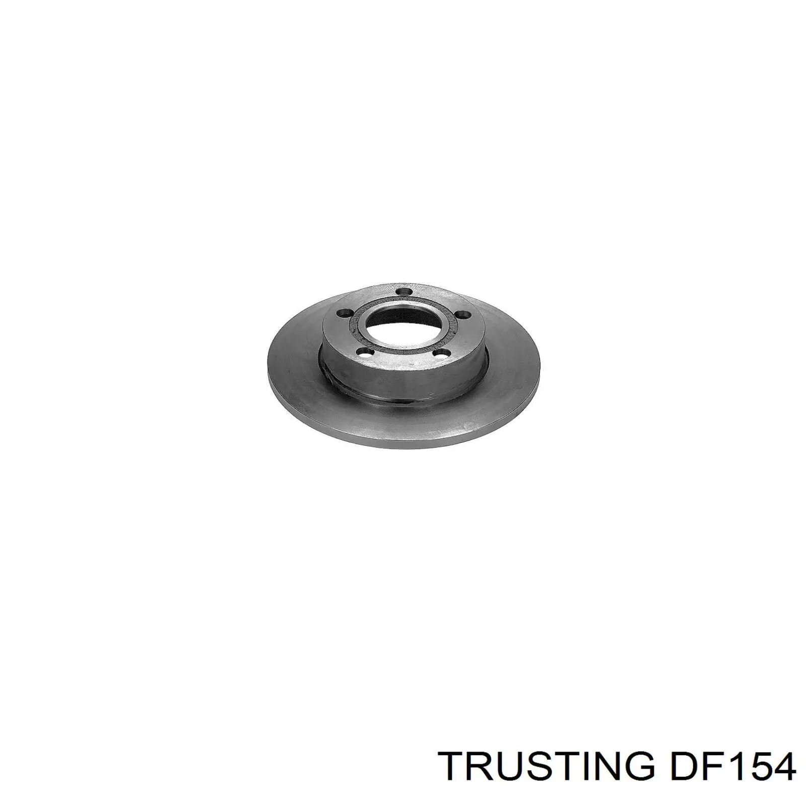 DF154 Trusting диск гальмівний задній