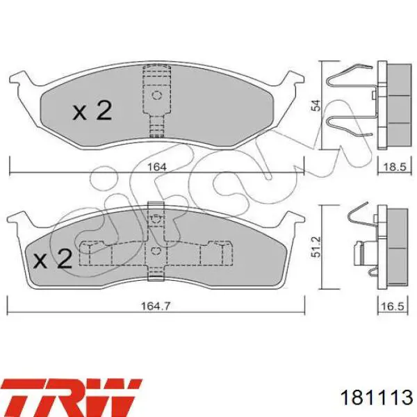 Клапан випускний Ford 1113187