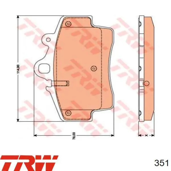 Монтажний комплект задніх барабанних колодок GP GP1050814 ціна, від 5.10 USD