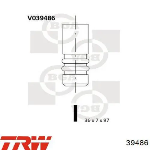 Клапан впускний Freccia 6087 ціна, від 5.07 USD