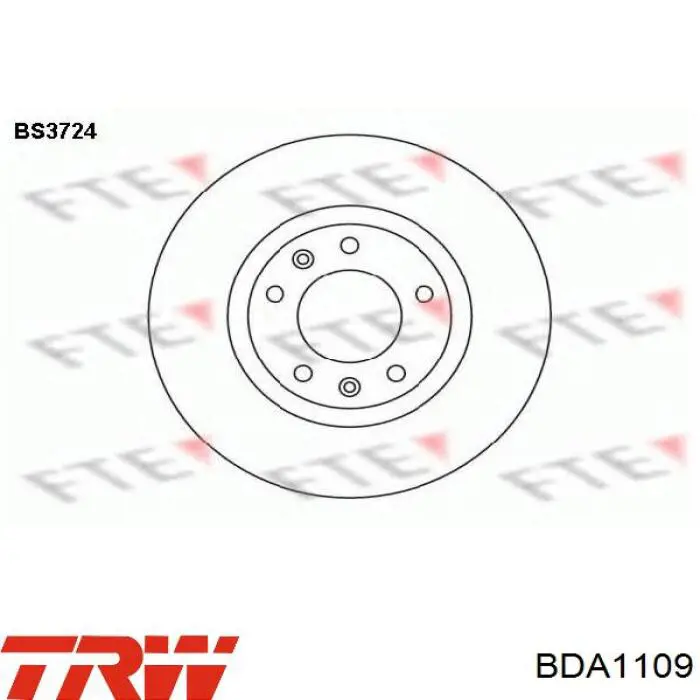 Купити BDA1109 TRW Скоба супорту переднього