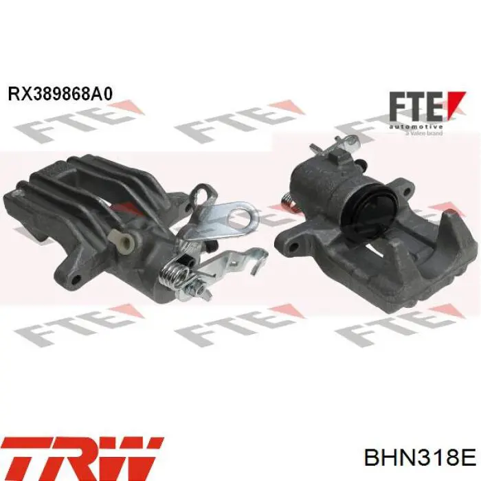 Супорт задній правий BHN318E TRW