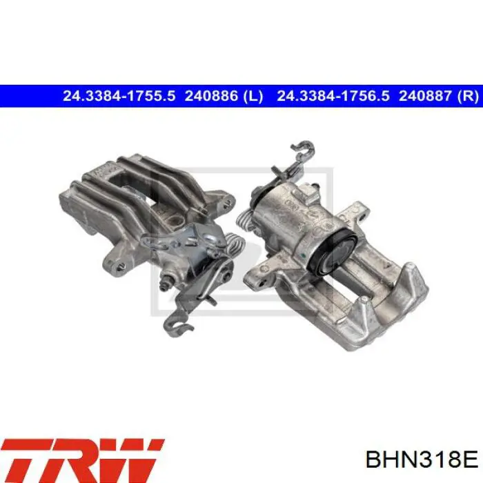 Купити BHN318E TRW Супорт задній правий