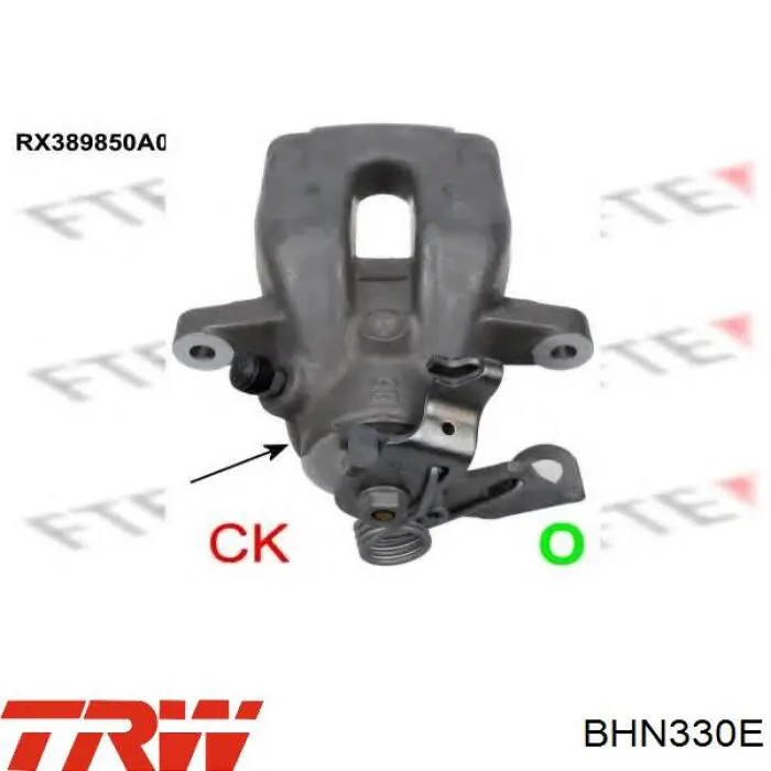 Супорт гальмівний задній правий TRW BHN330E