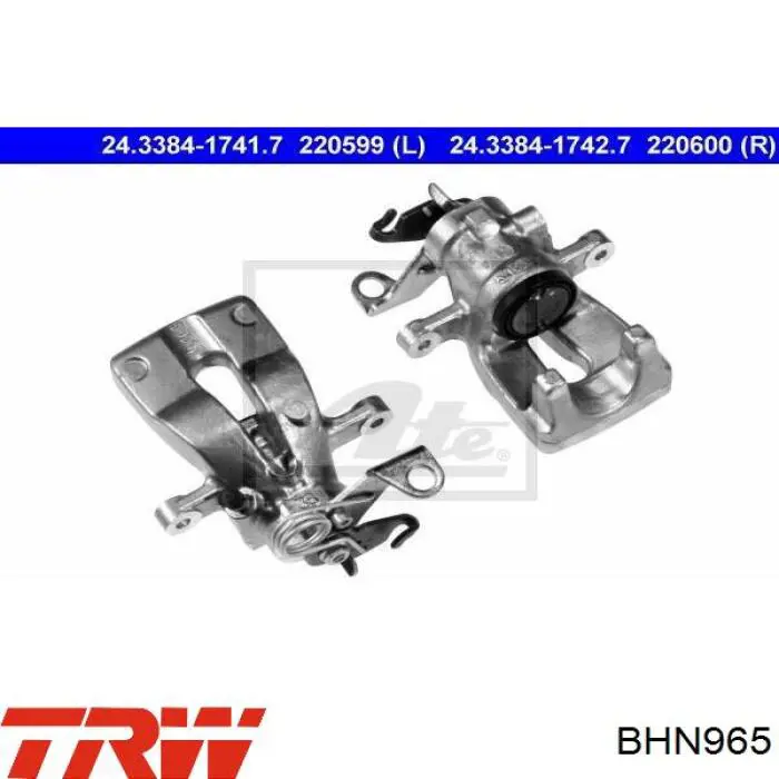 BHN965 TRW супорт гальмівний задній лівий