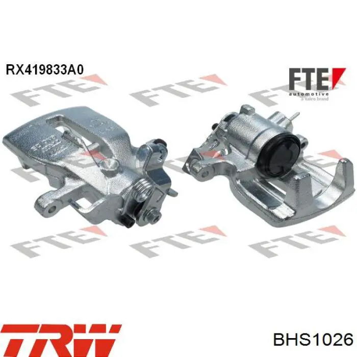 Супорт гальмівний задній лівий TRW BHS1026 ціна, від 61.11 USD