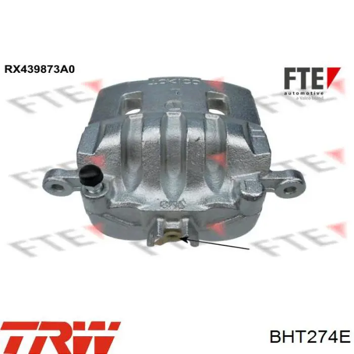 Супорт гальмівний передній правий TRW BHT274E ціна, від 12.68 USD