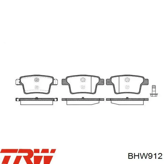 Супорт гальмівний, передній, правий TRW BHW912
