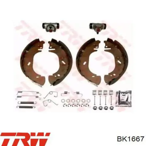 Колодки гальмові задні, барабанні 362561J Jurid/Bendix