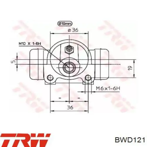 Купити ORK4402A7 GP Циліндр гальмівний колісний/робітник, задній
